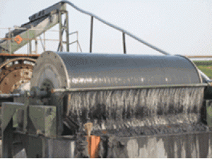 筒式磁選機(jī)使用現(xiàn)場